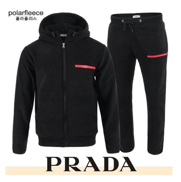 P. 25FW 레드 로고 폴라폴리스 셋업