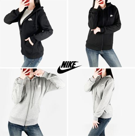 나이키 자수 후드집업
