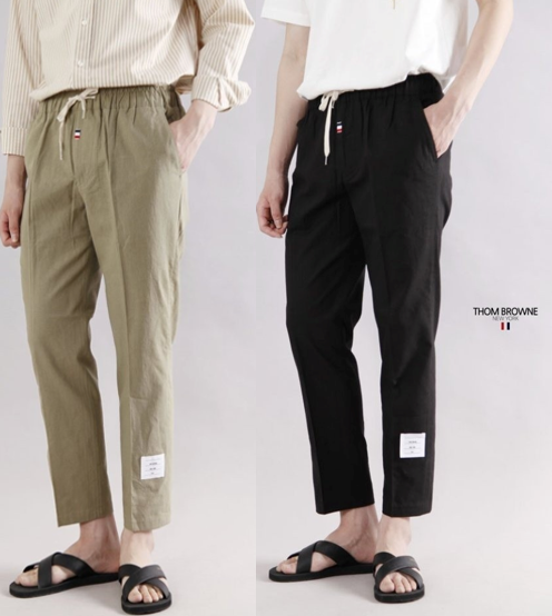 톰브라운 린넨 팬츠