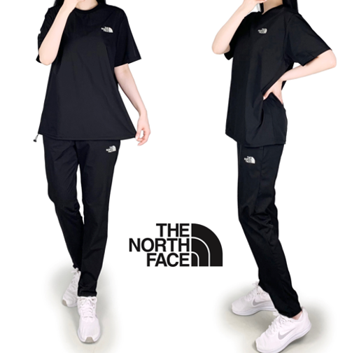 노스페이스 냉감 반팔&긴바지세트 