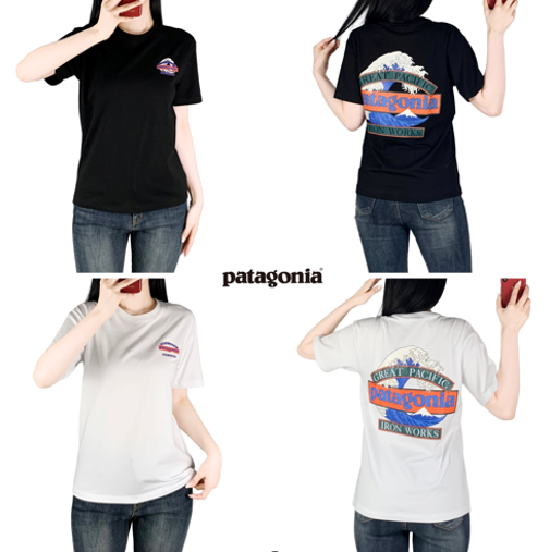 파타고니아 백나염 반팔티